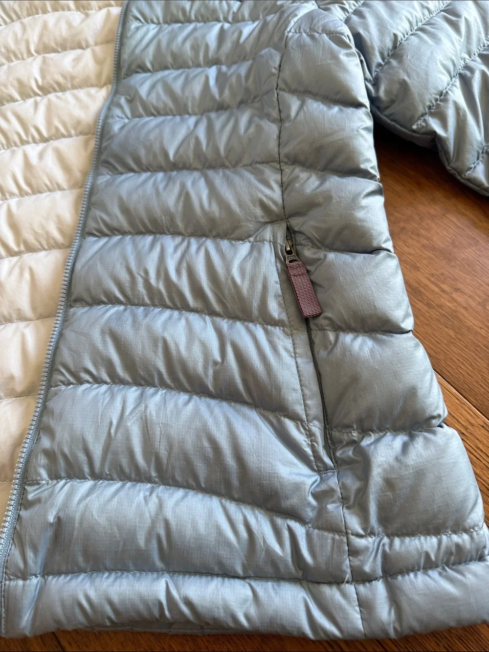 Patagonia Lightweight Down Jacket — Light Blue